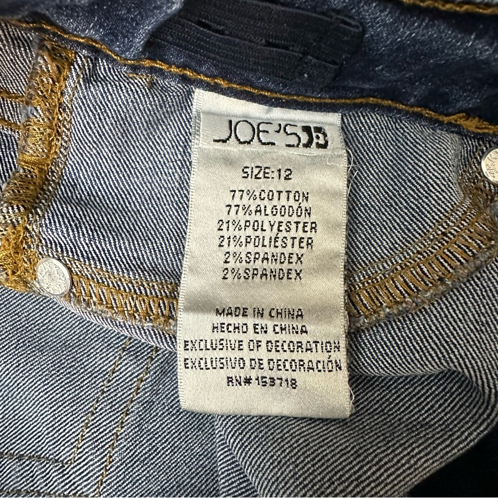 Joes Blue Denim Jeans Girls Size 12 - Picture 3 of 6